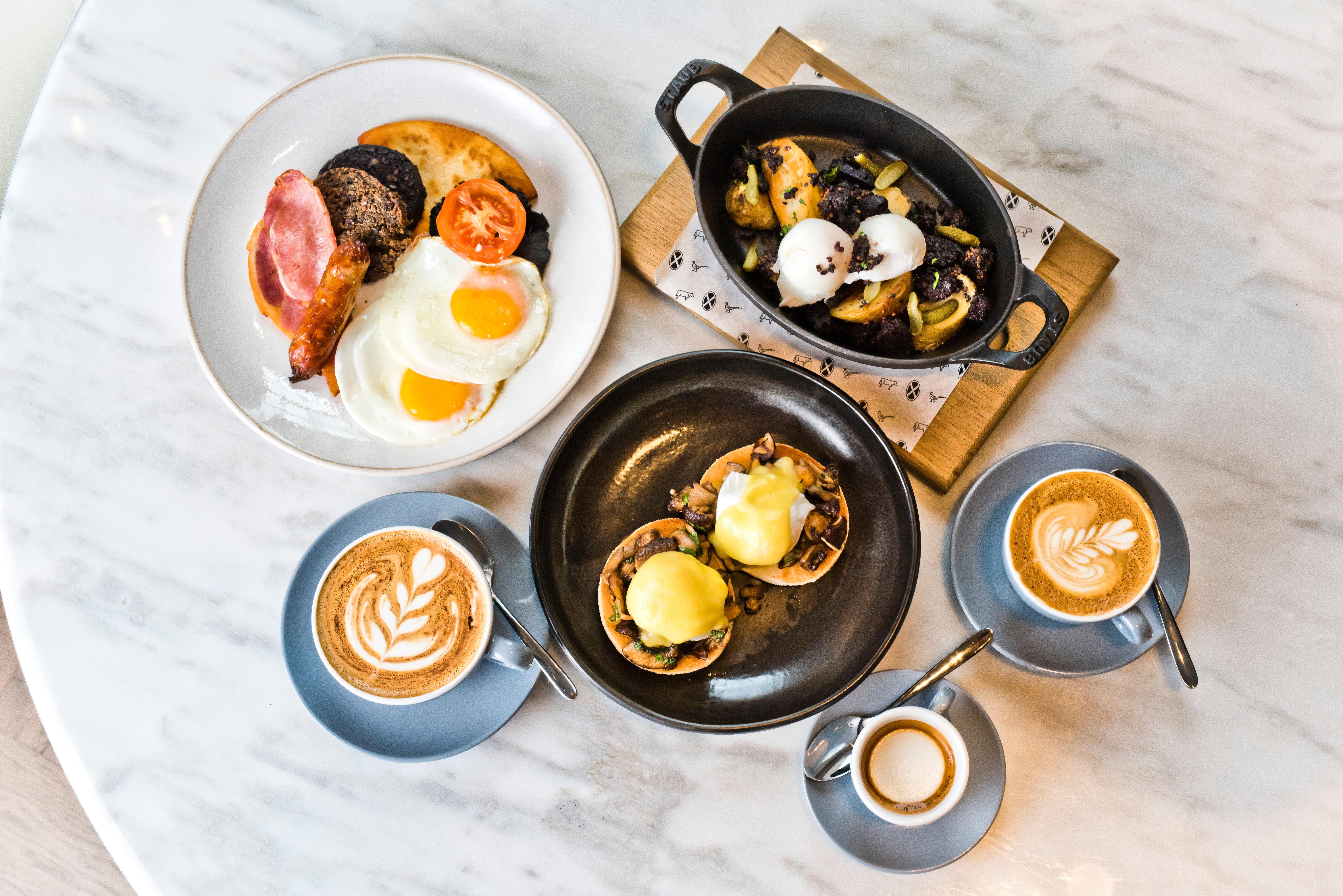 Kimpton Blythswood Square Hotel & Spa By Ihg Glasgow Ngoại thất bức ảnh Breakfast at the River Café
